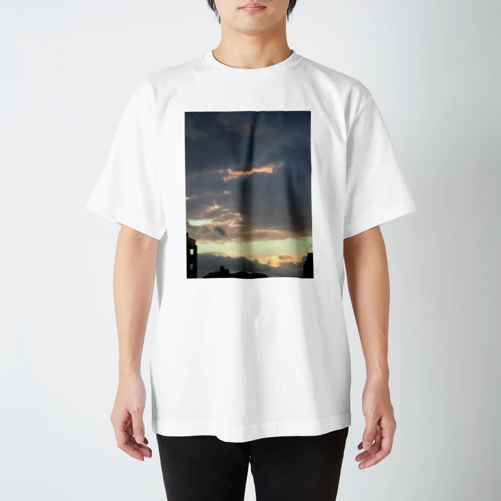 equal6006の夕方の雨雲 Regular Fit T-Shirt