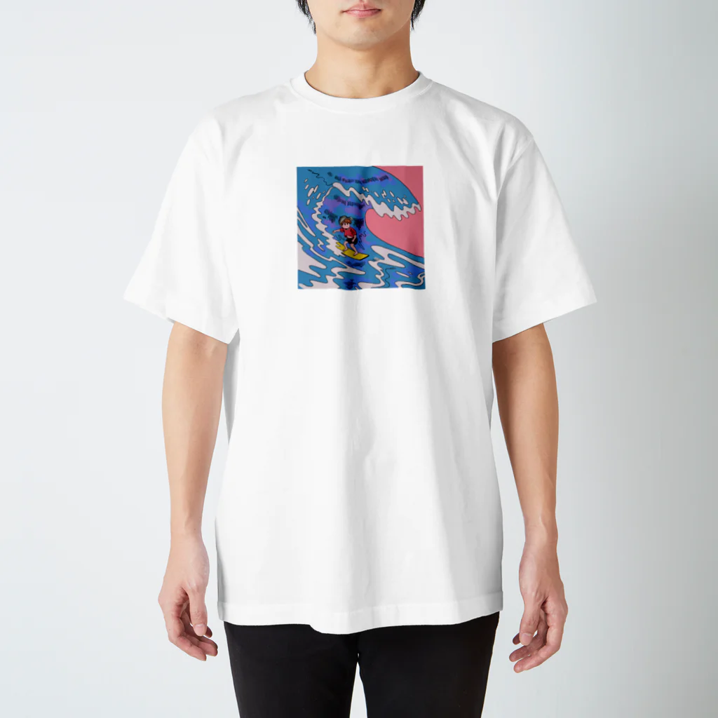 MOぬの帽子脱がないクン(サーフィン) スタンダードTシャツ