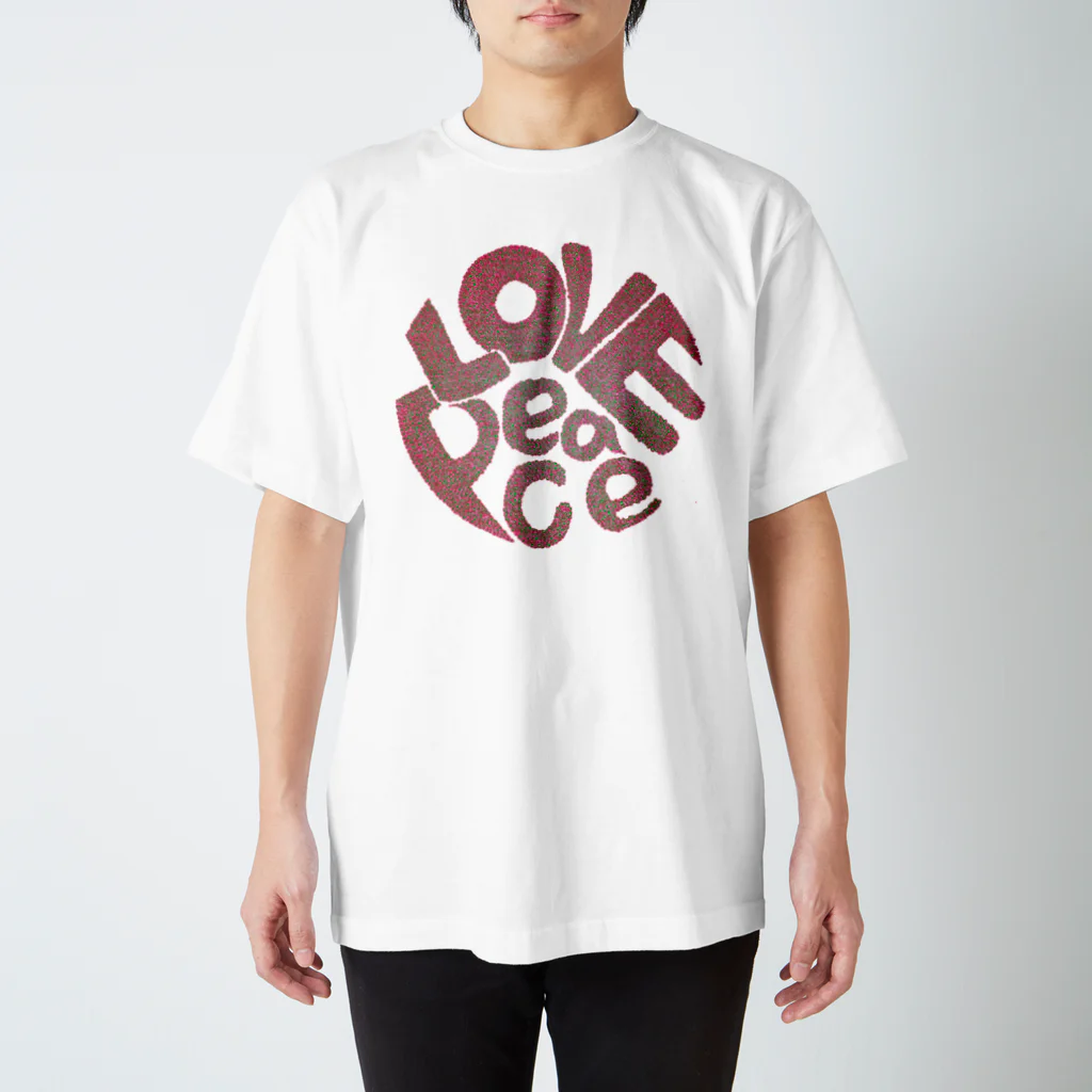 木村 紗のLove Peace カラー2 Regular Fit T-Shirt