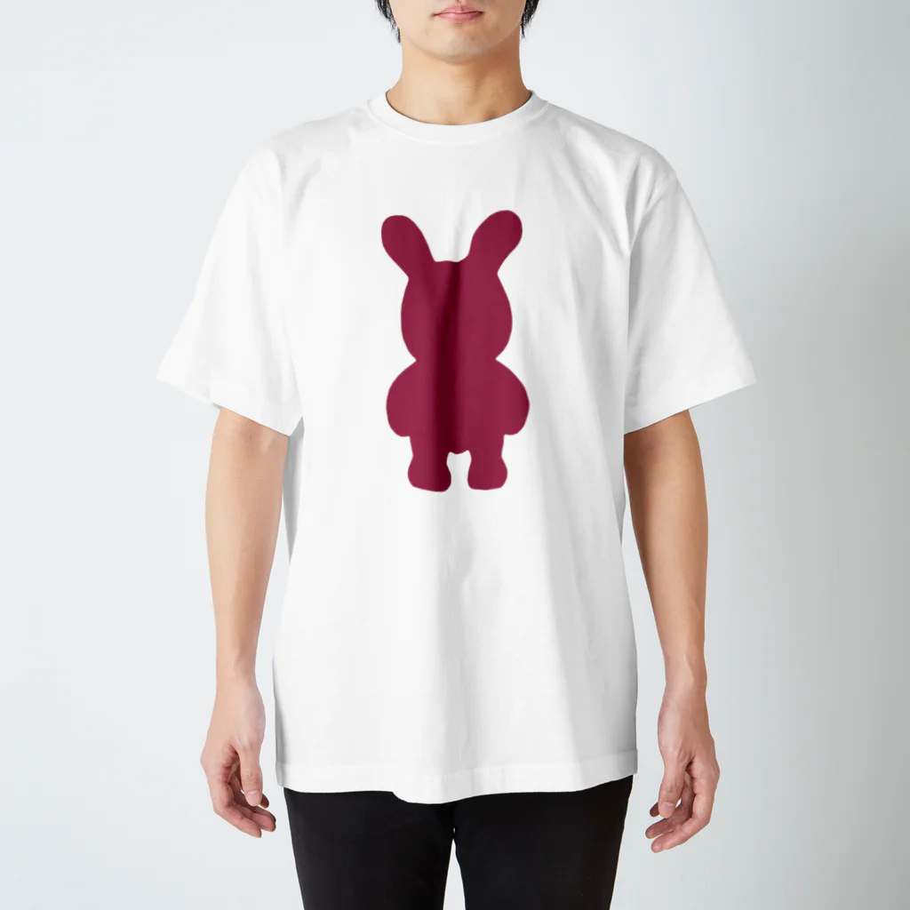 ピンクうさぎのたぶんセーフ スタンダードTシャツ