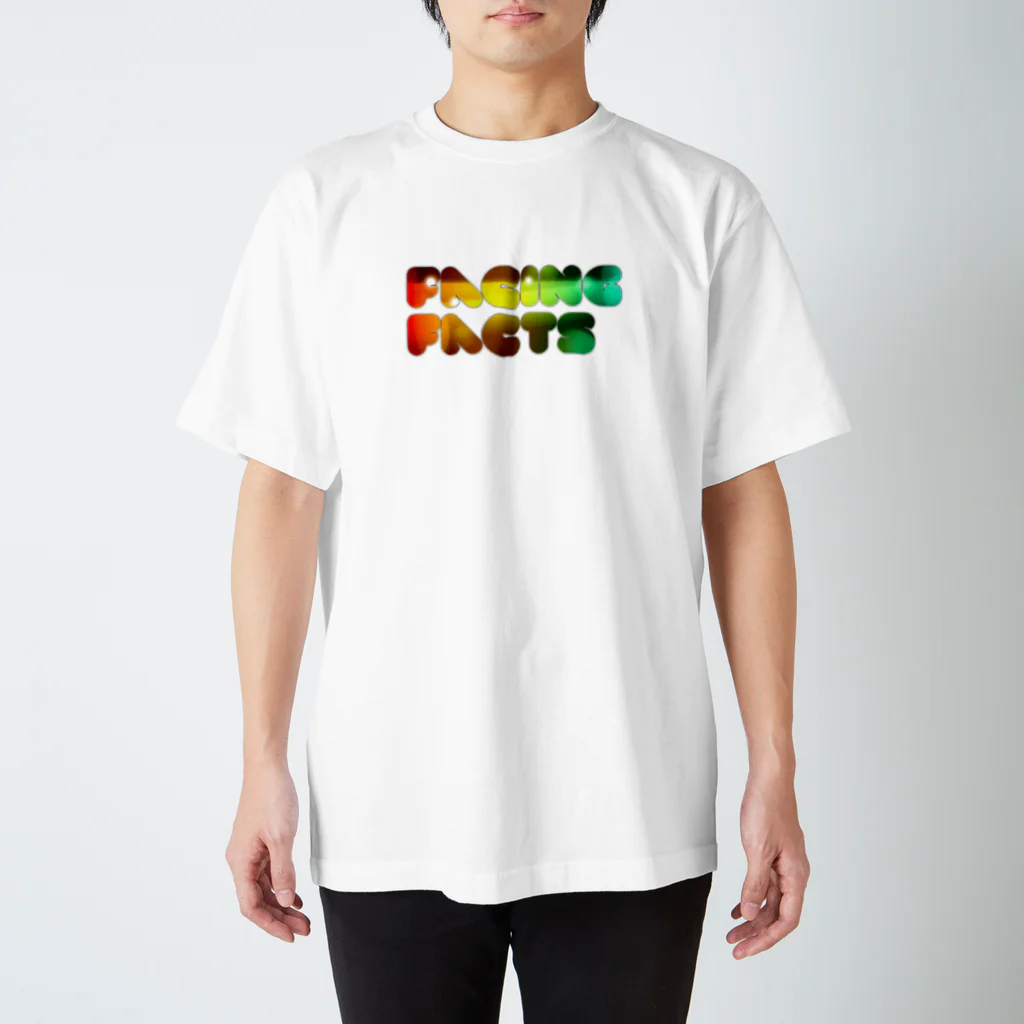 蒼天イソノボンボンのfacing facts スタンダードTシャツ