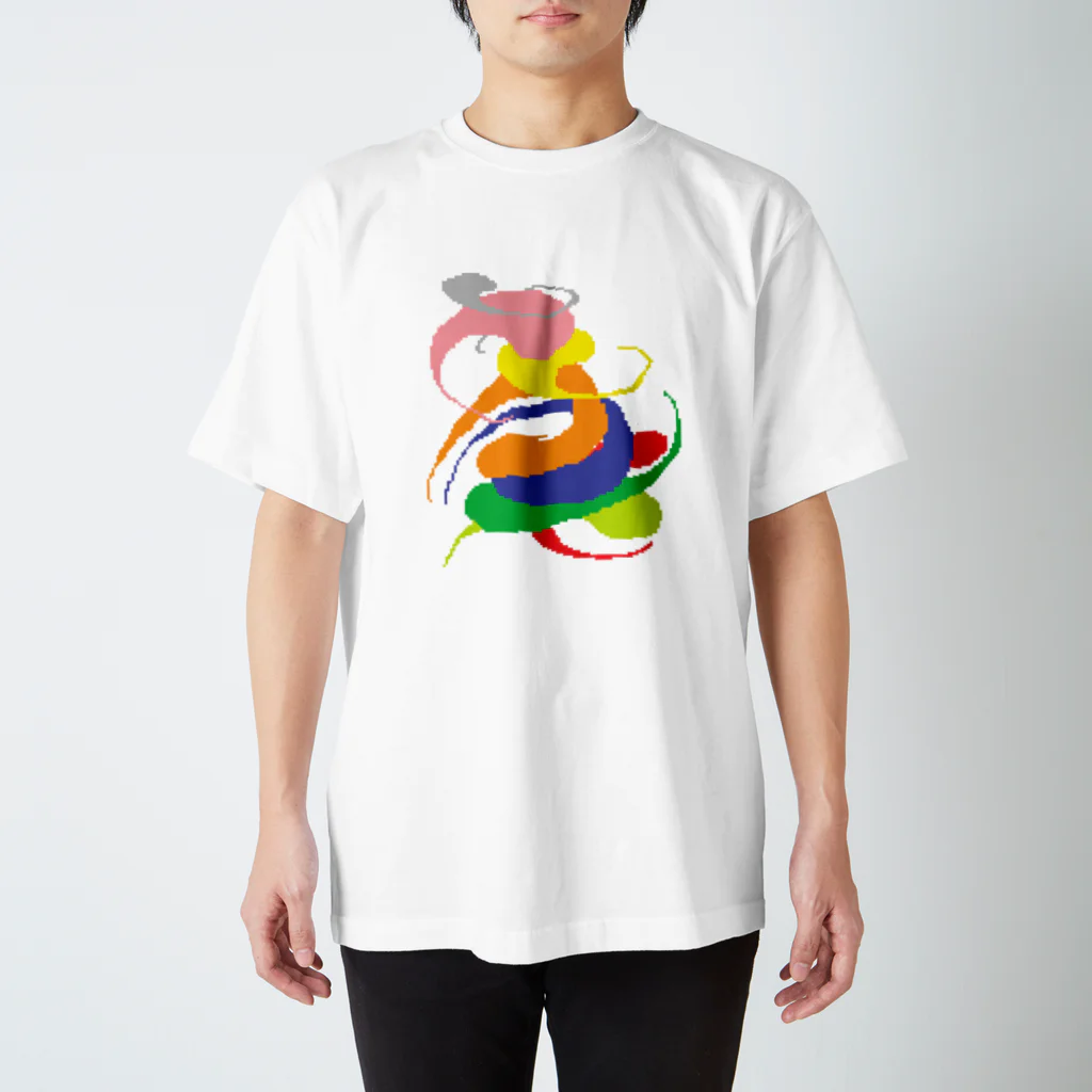 ドット絵│はむじろうのくるくるドット絵 Regular Fit T-Shirt