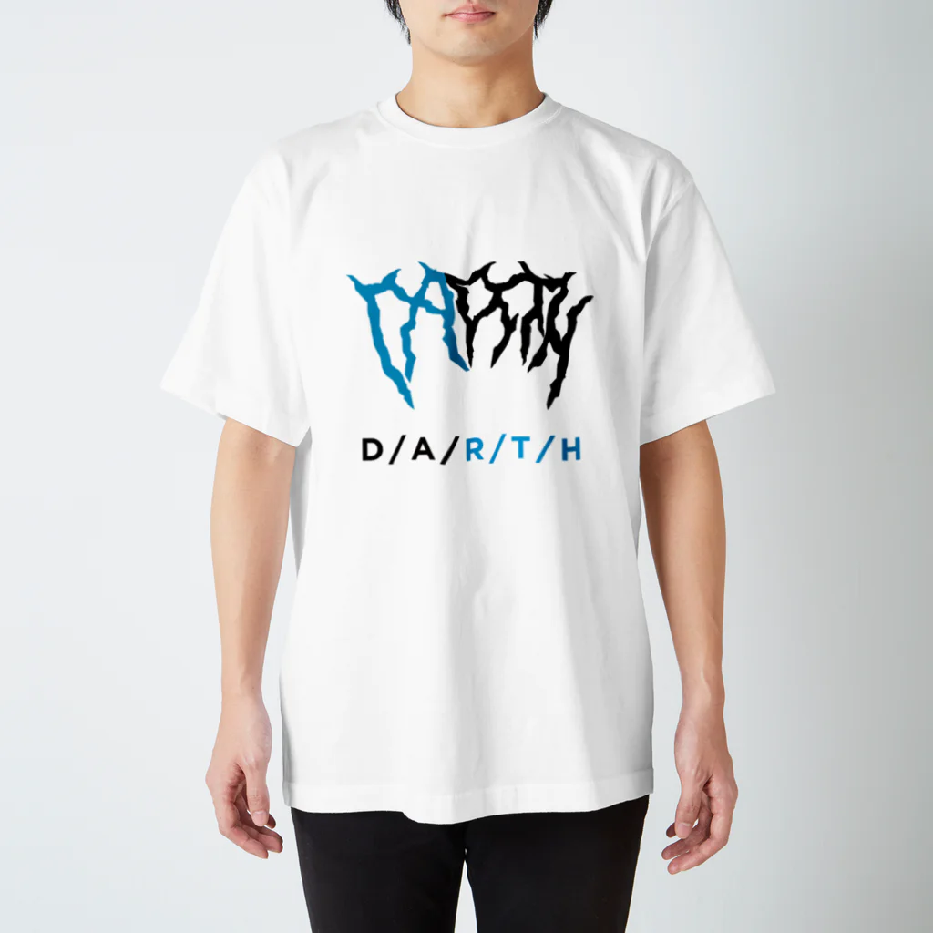 tのDARTH BLACK&BLUE COLOR スタンダードTシャツ