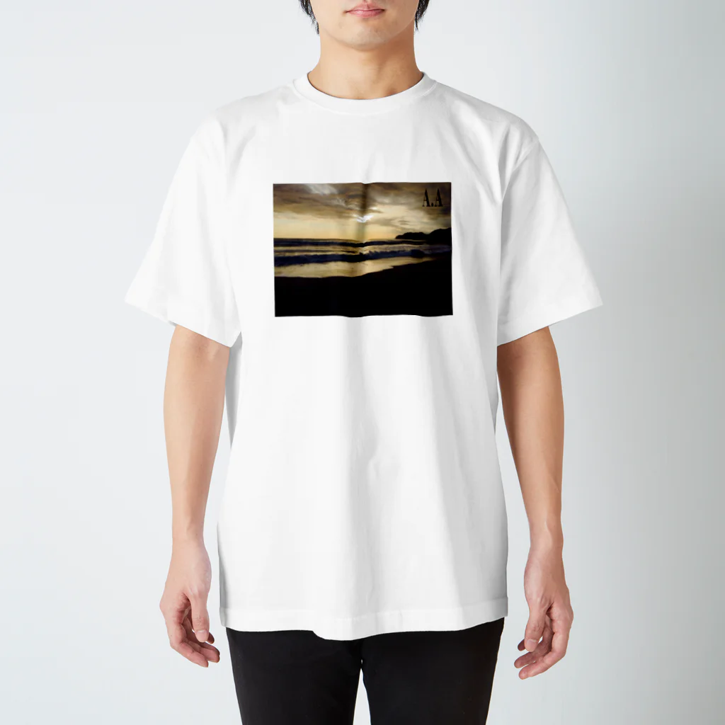 青木光の波 Regular Fit T-Shirt