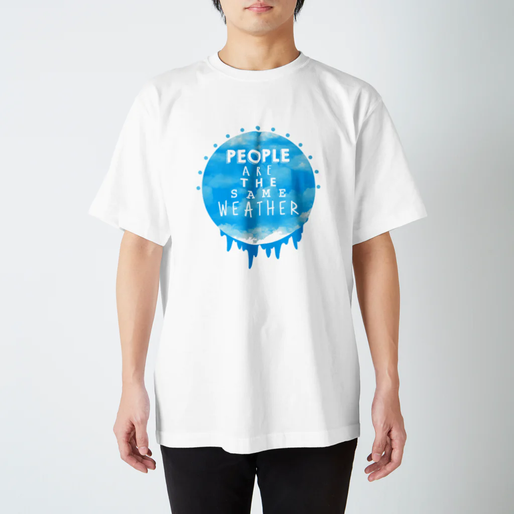 ZEEQ Designsのpeople are the same weather スタンダードTシャツ