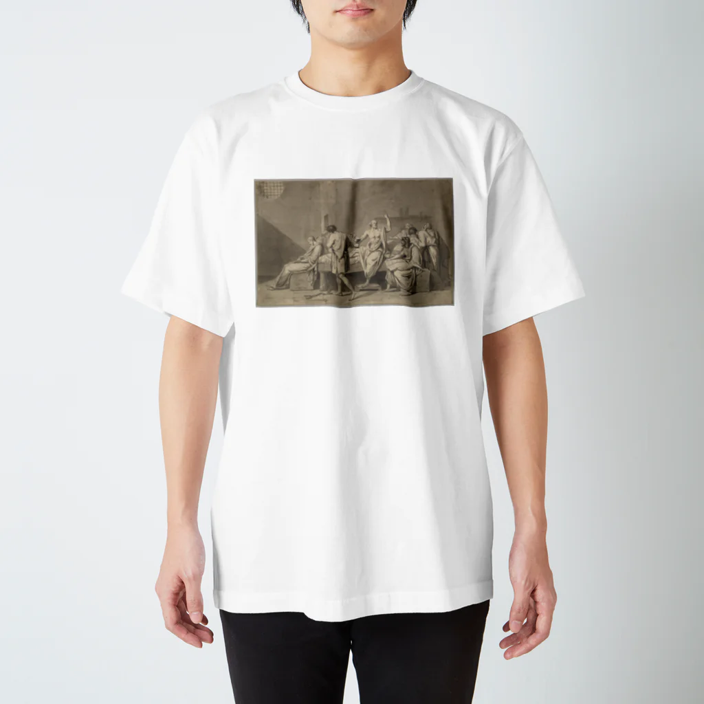 HOKO-ANのThe Death of Socrates  ソクラテスの死 スタンダードTシャツ