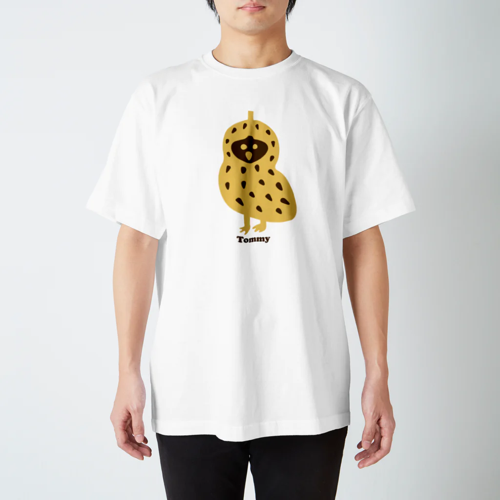 Takechan shopの【THE THREE OWL PEANUTS】Tommy Regular Fit T-Shirt