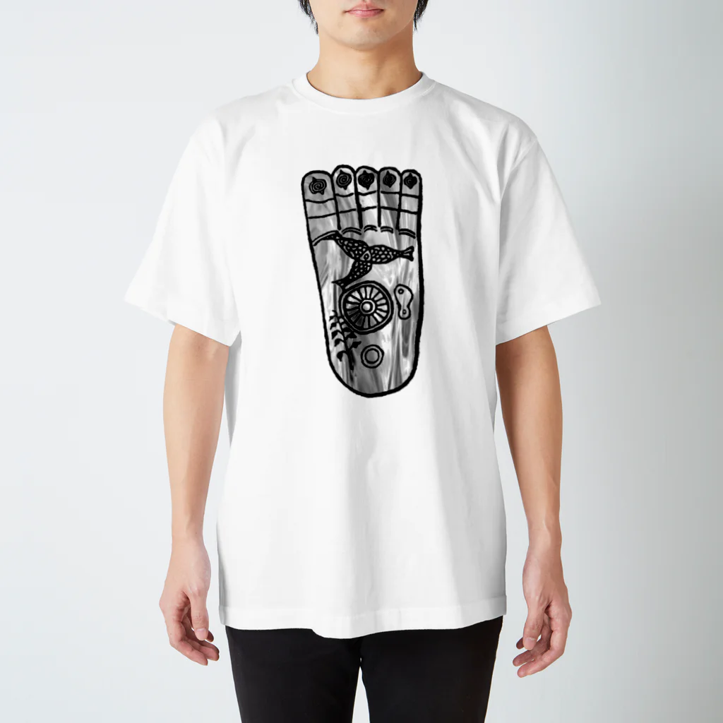 ラジ和尚の仏足散華 Regular Fit T-Shirt