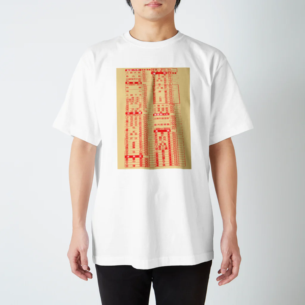 Danke Shoot Coffeeの飲食店の注文票 スタンダードTシャツ