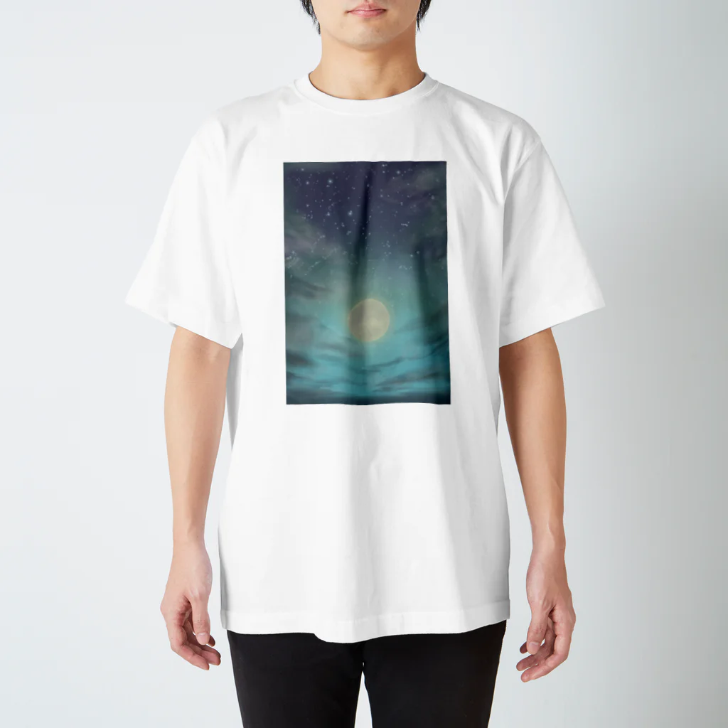 blueHawaiiのcold moon スタンダードTシャツ