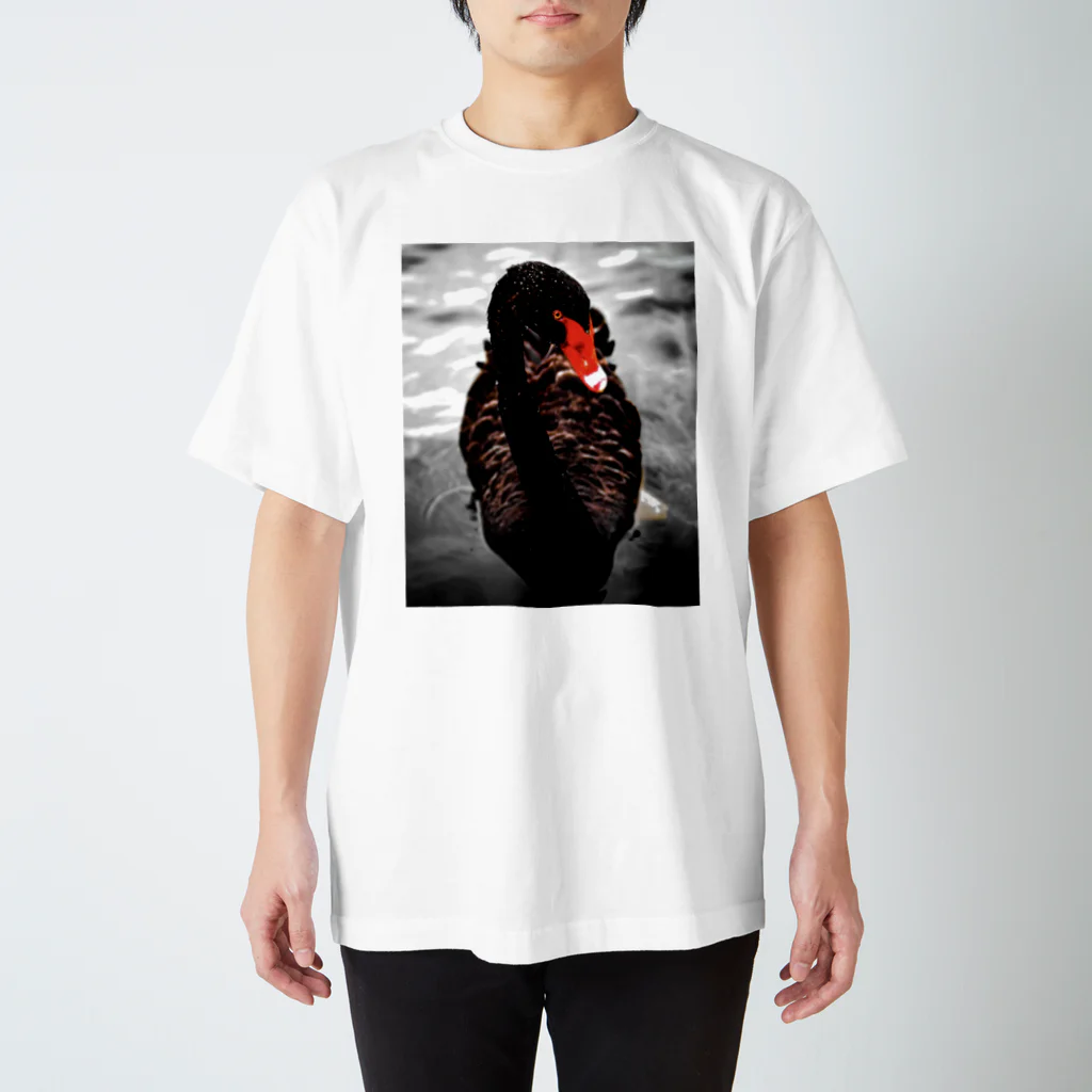 脳海のBlack Swan スタンダードTシャツ