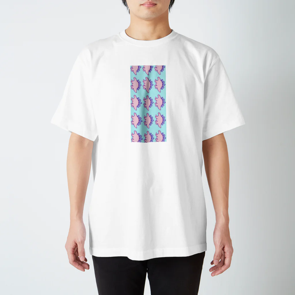 kiokuganeeのきょうりゅう∞ステゴちゃん Regular Fit T-Shirt