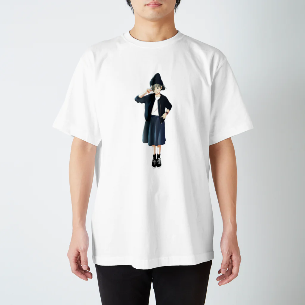 かねじの漆黒少女 Regular Fit T-Shirt