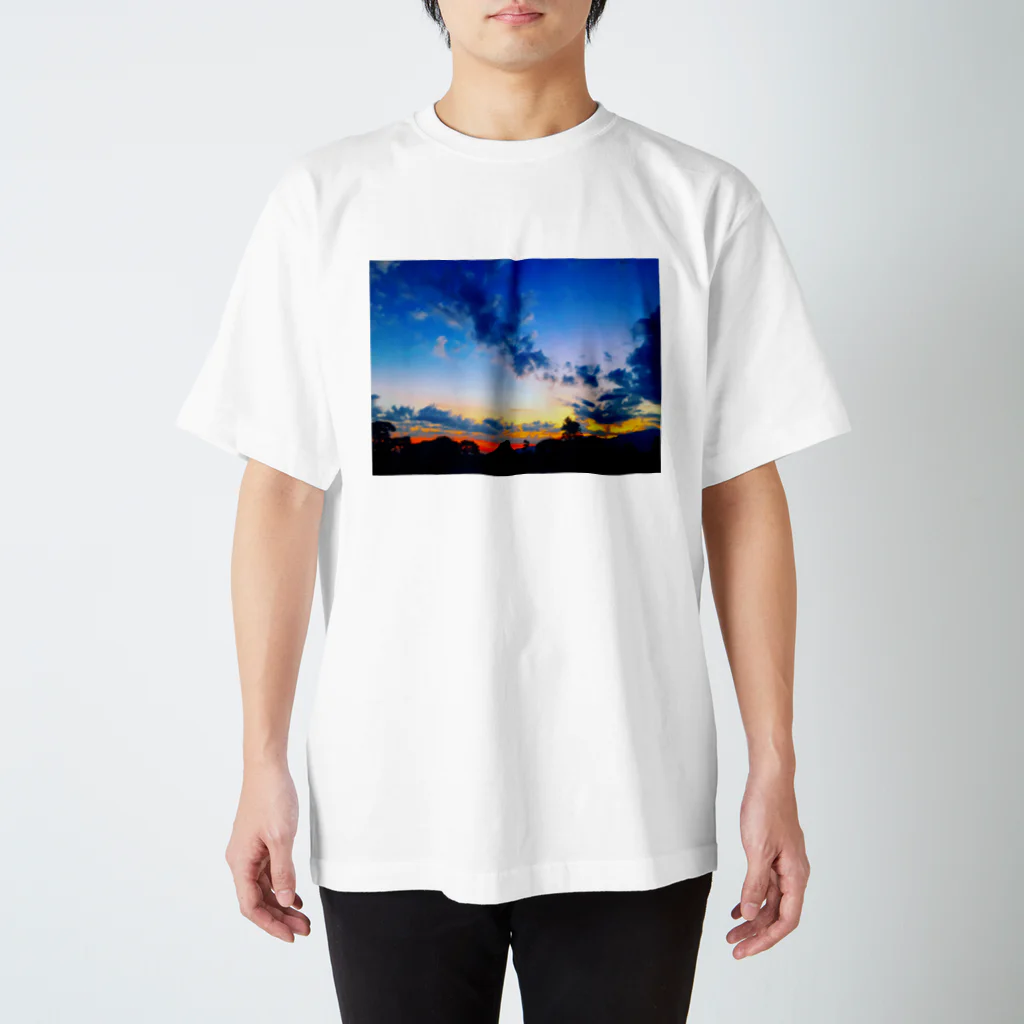 H.photo.shopの夕焼け スタンダードTシャツ