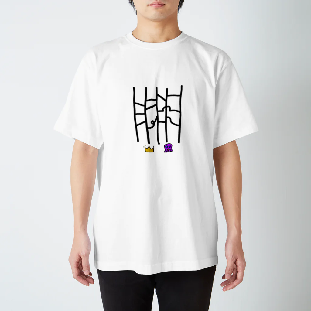 gacchamanのあみだくじ Regular Fit T-Shirt