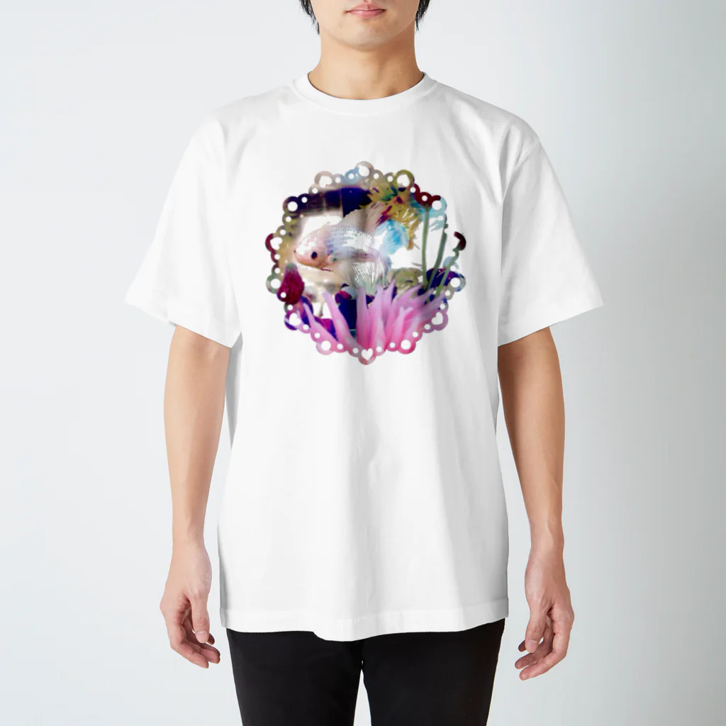 River Gardenのカラフル☆フィッシュ Regular Fit T-Shirt