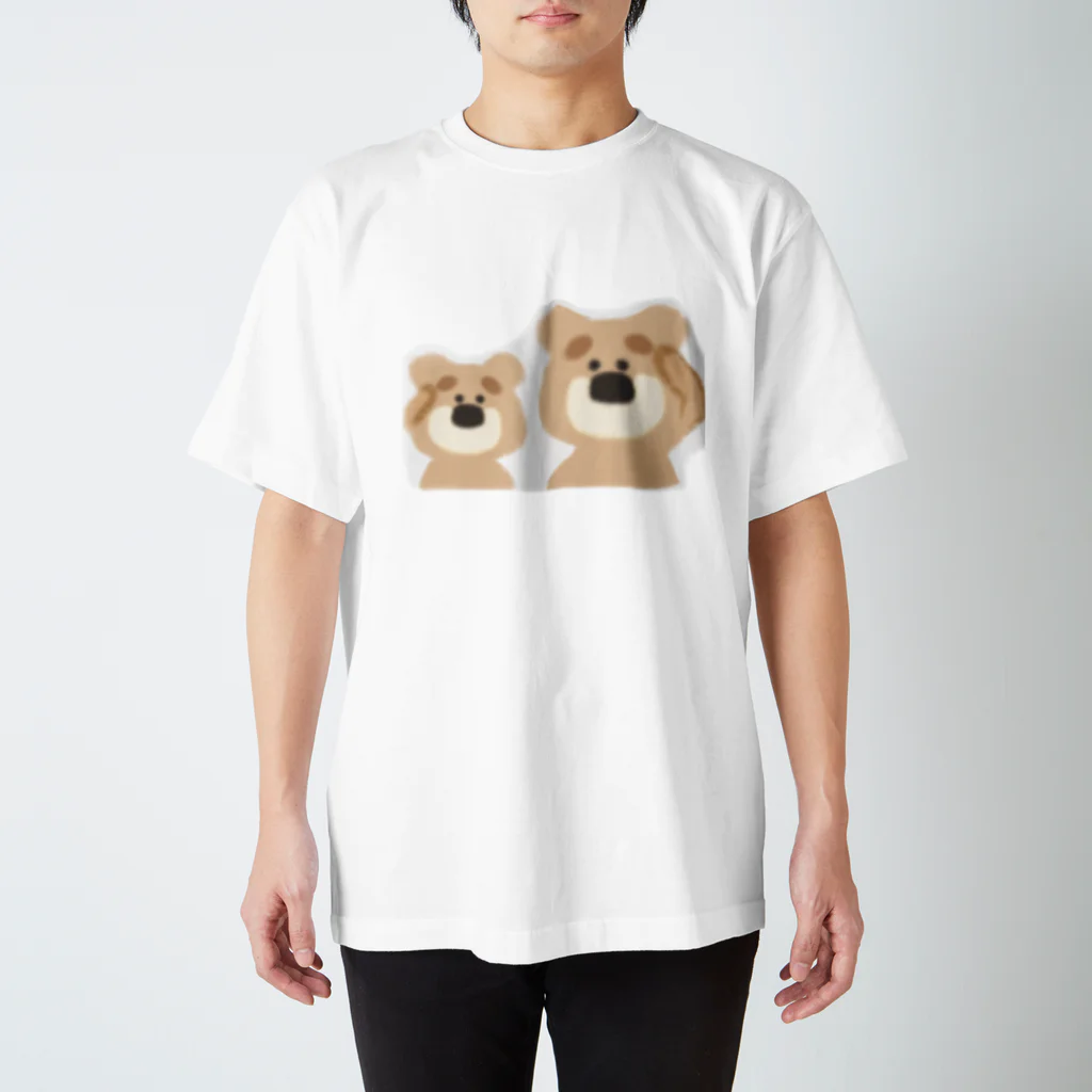 こっちゃんのお店🐻の敬礼ポーズてっちゃん Regular Fit T-Shirt