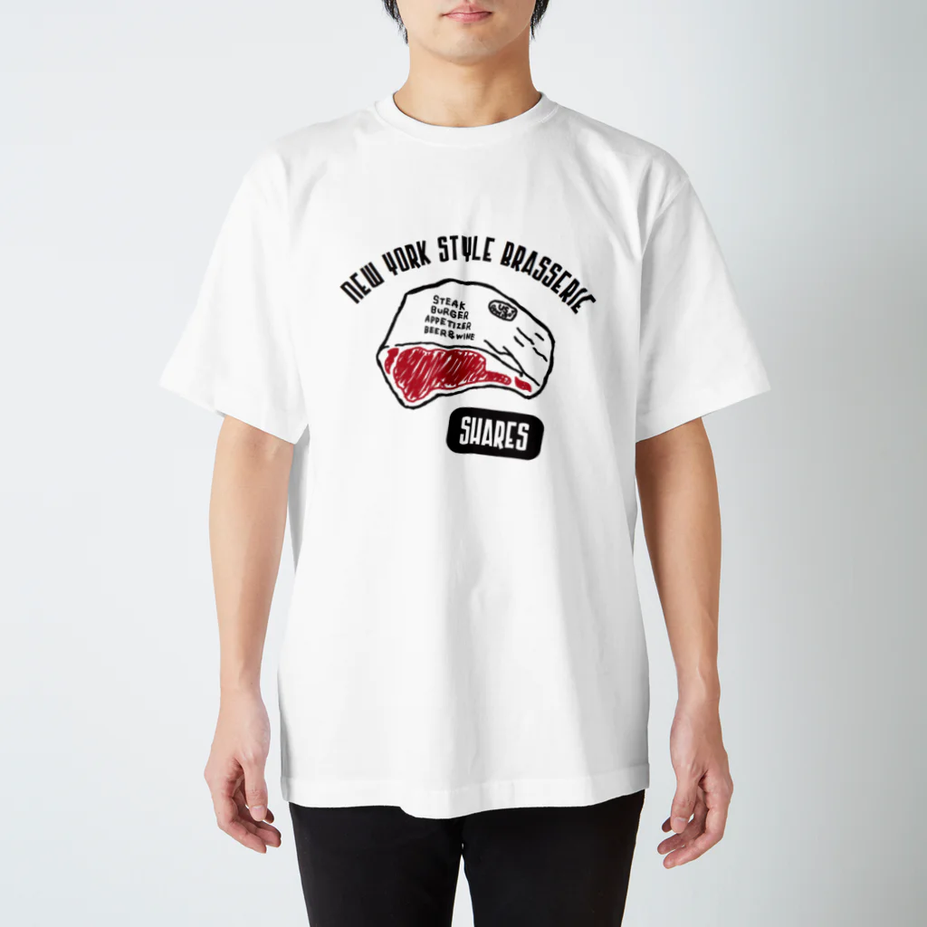 阿部憲郎のSHARES(Angus Beef Steak) Regular Fit T-Shirt