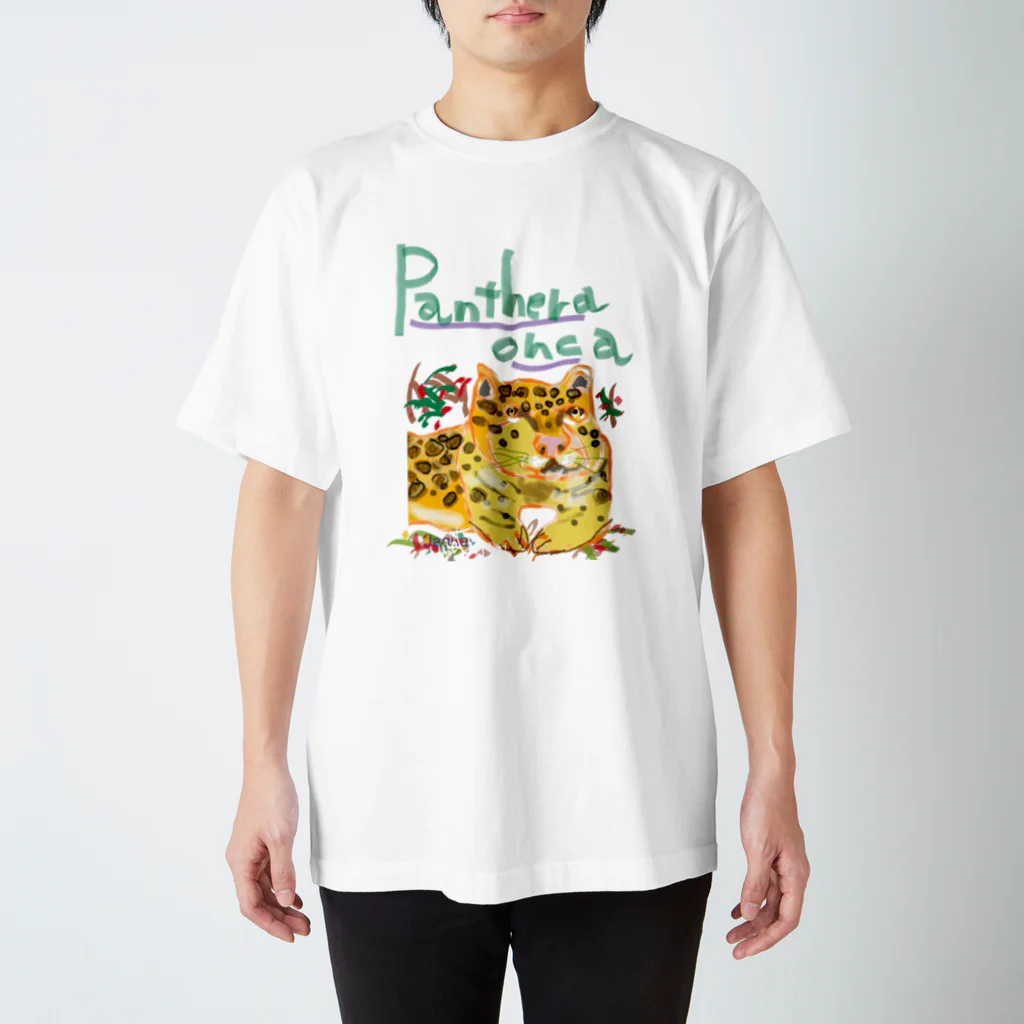 uwotomoのPanthera onca スタンダードTシャツ