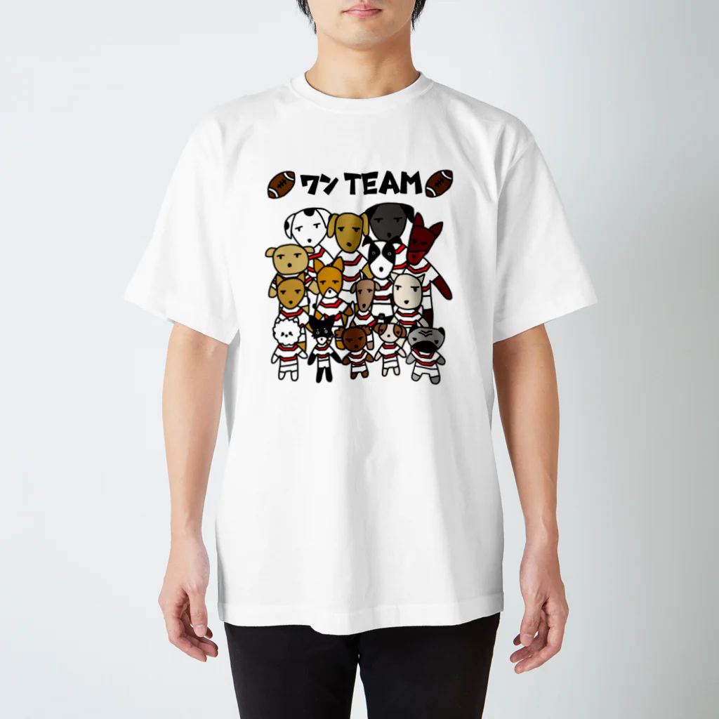 麦畑のワンTEAM Regular Fit T-Shirt