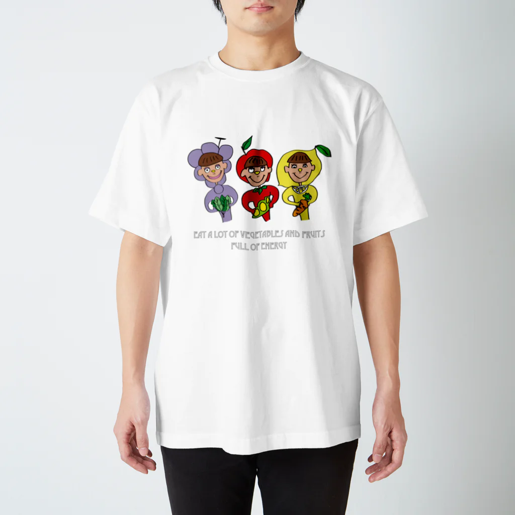 fulaughjiのふじフルーツ/Fuji Fruit Regular Fit T-Shirt