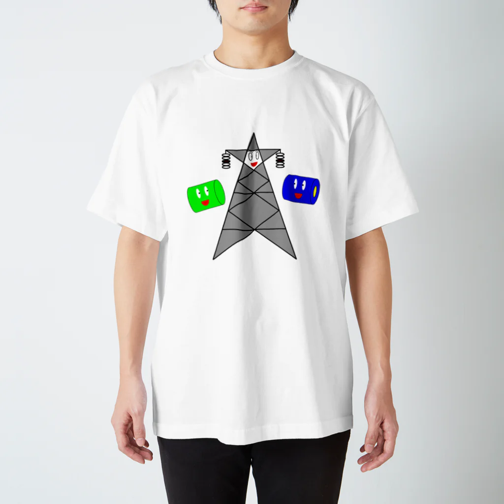 〓の鉄塔☆スターとンルタロン スタンダードTシャツ