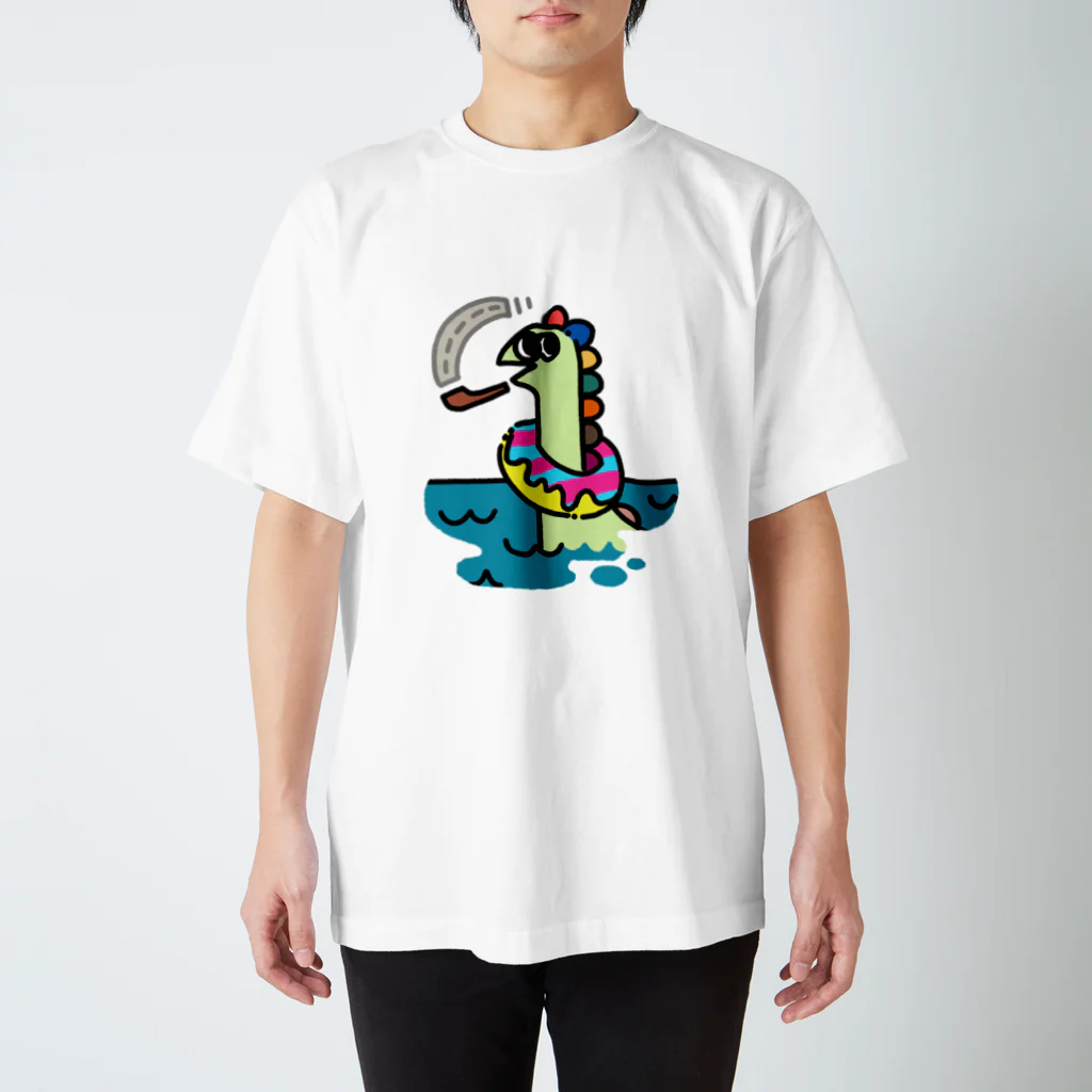 あまみちのきょうりうくんと怠惰 Regular Fit T-Shirt