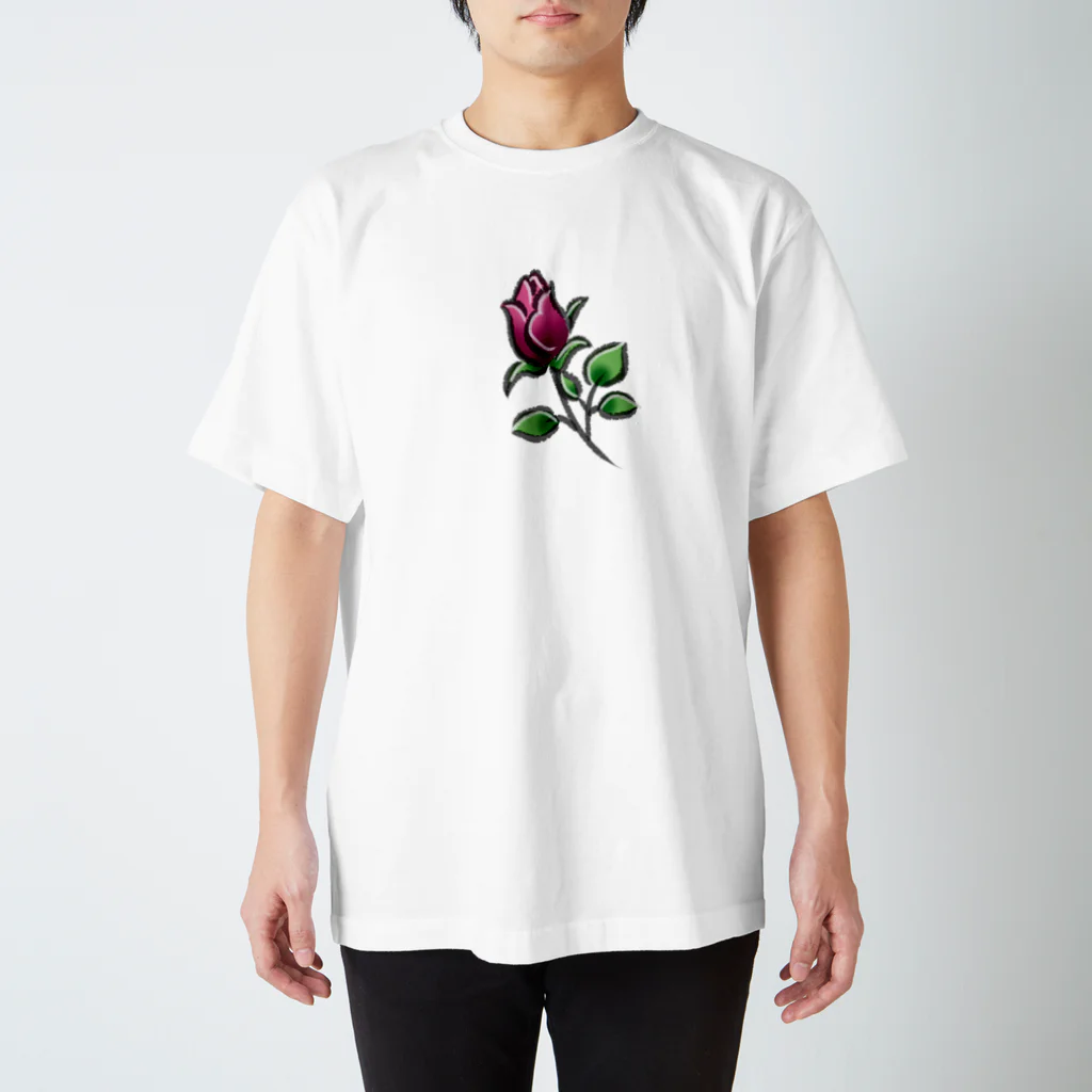 九月（くがつ）の薔薇 Regular Fit T-Shirt