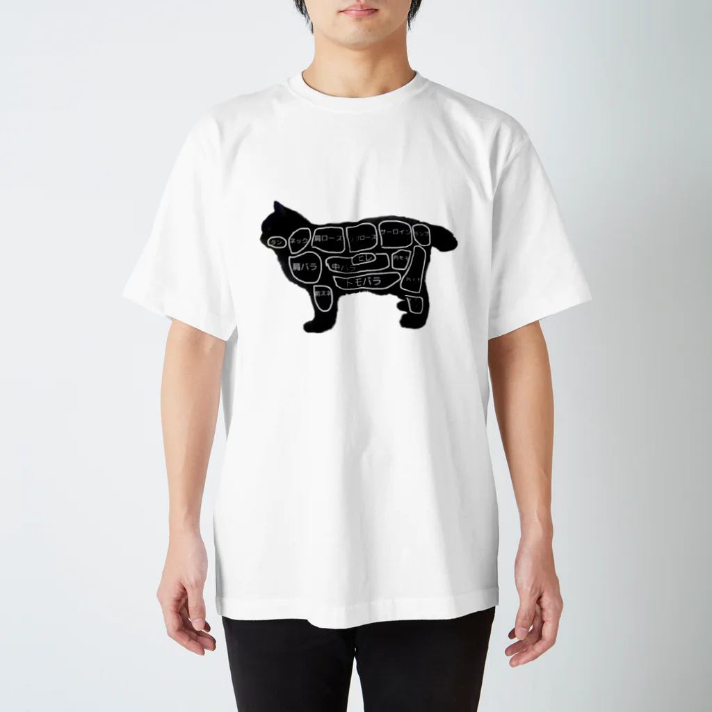 こはの焼肉屋の猫 スタンダードTシャツ