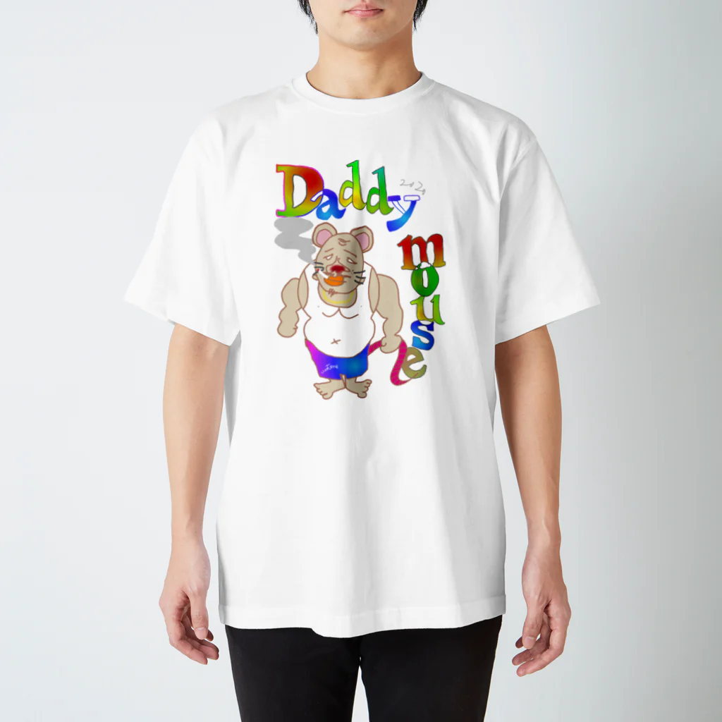 uwotomoのDaddy-mouse スタンダードTシャツ