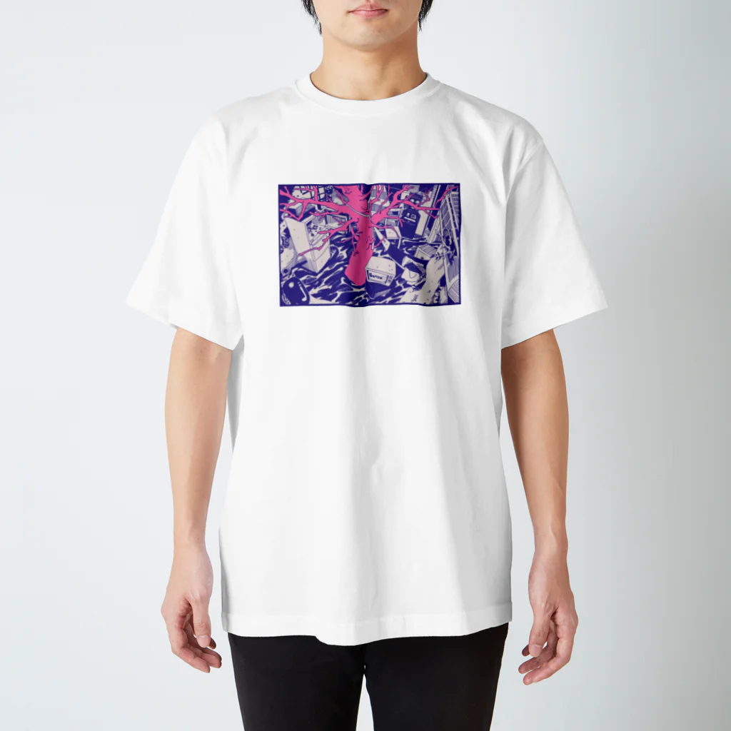 polvereの植木部屋-pink スタンダードTシャツ