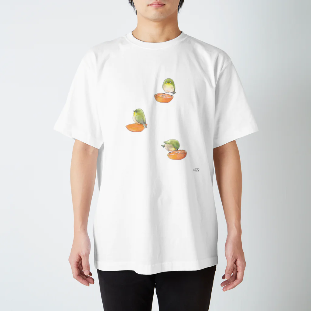 DOTEKKOの-MEJIRO ​N​o​.​3-​ ​B​i​r​d​ ​c​a​l​l Regular Fit T-Shirt