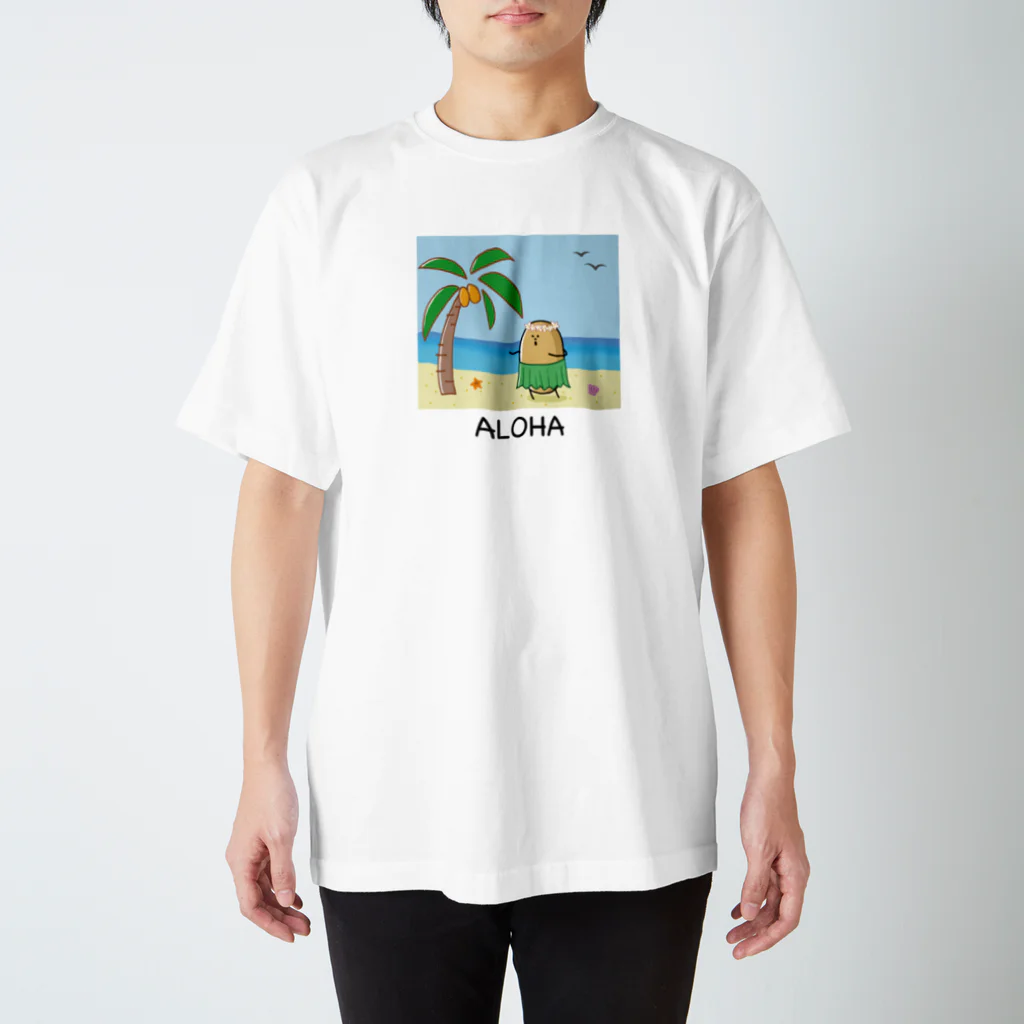 りろる。のアロハな福豆さん スタンダードTシャツ