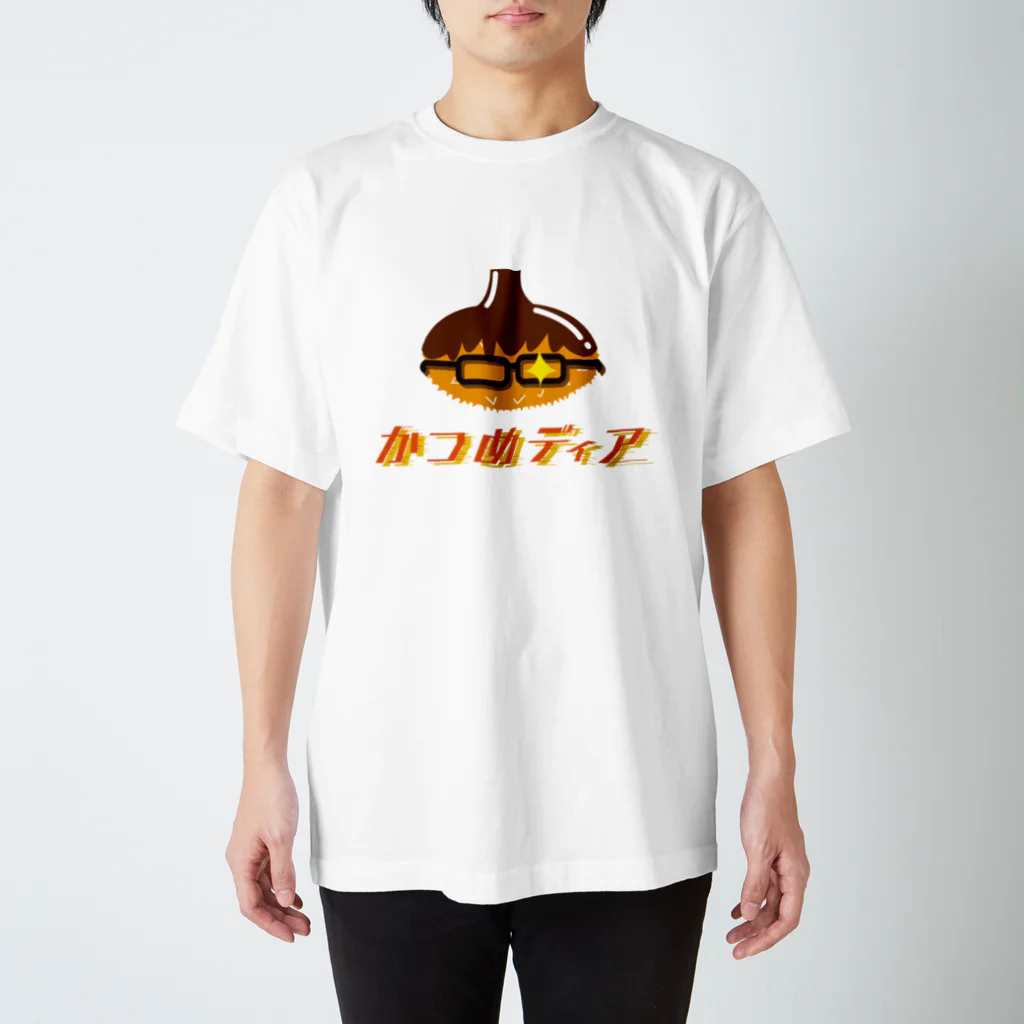 かつめディアショップのかつめディアロゴ Regular Fit T-Shirt