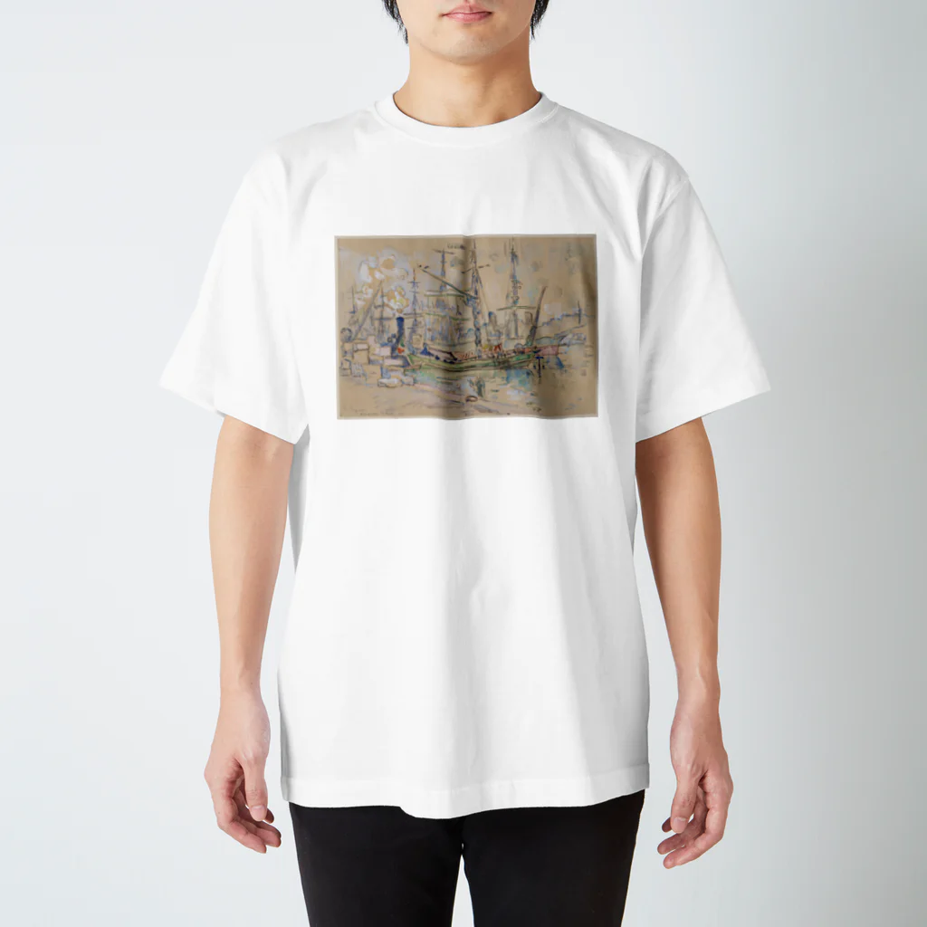 釜萢堂《かまやちどう》美術販売の「Marseille」 Signac, Paul／Paris Musées スタンダードTシャツ