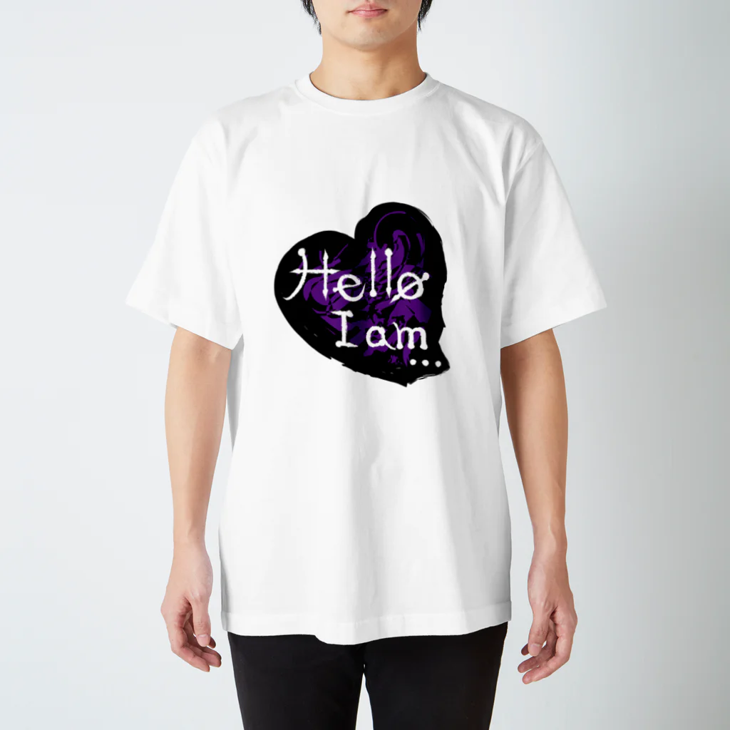 Hello I am ...のSNS-BL スタンダードTシャツ