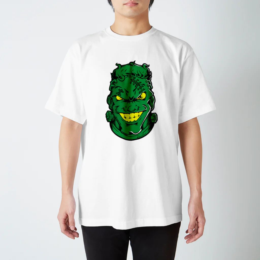 TOMOKUNIのフランケン FACE【カラー】 スタンダードTシャツ