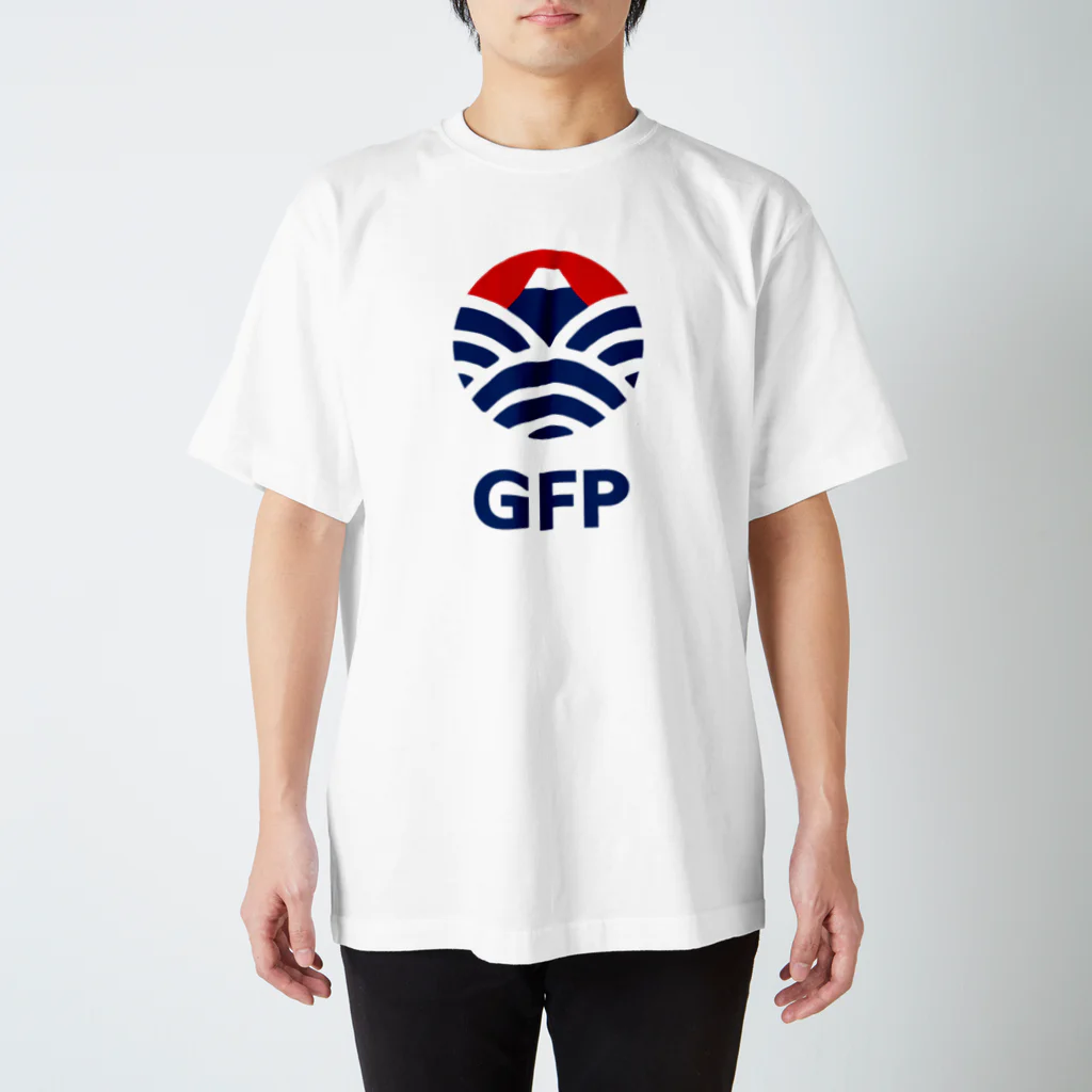 GFP（農林水産物・食品輸出プロジェクト）のGFP Tシャツ01（文字紺ver.） Regular Fit T-Shirt