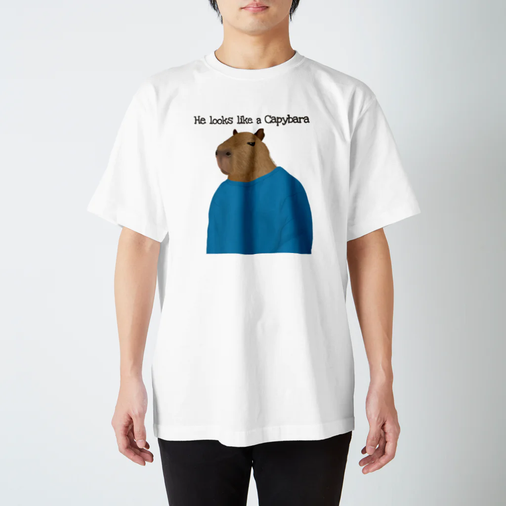 もんたろうのカピバラ系男子 スタンダードTシャツ