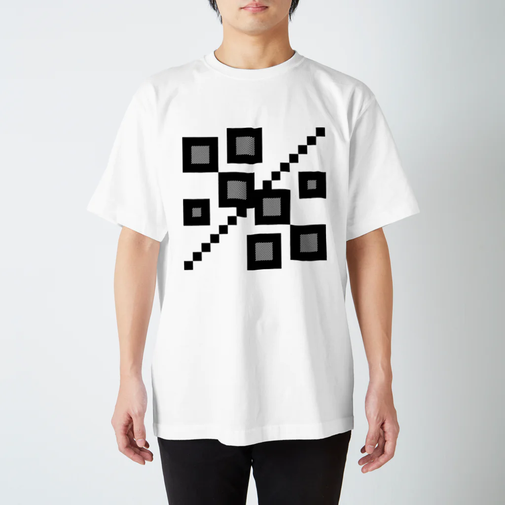 *ɯ* or *ı̣* ʞɐʍɐ_のpixel スタンダードTシャツ