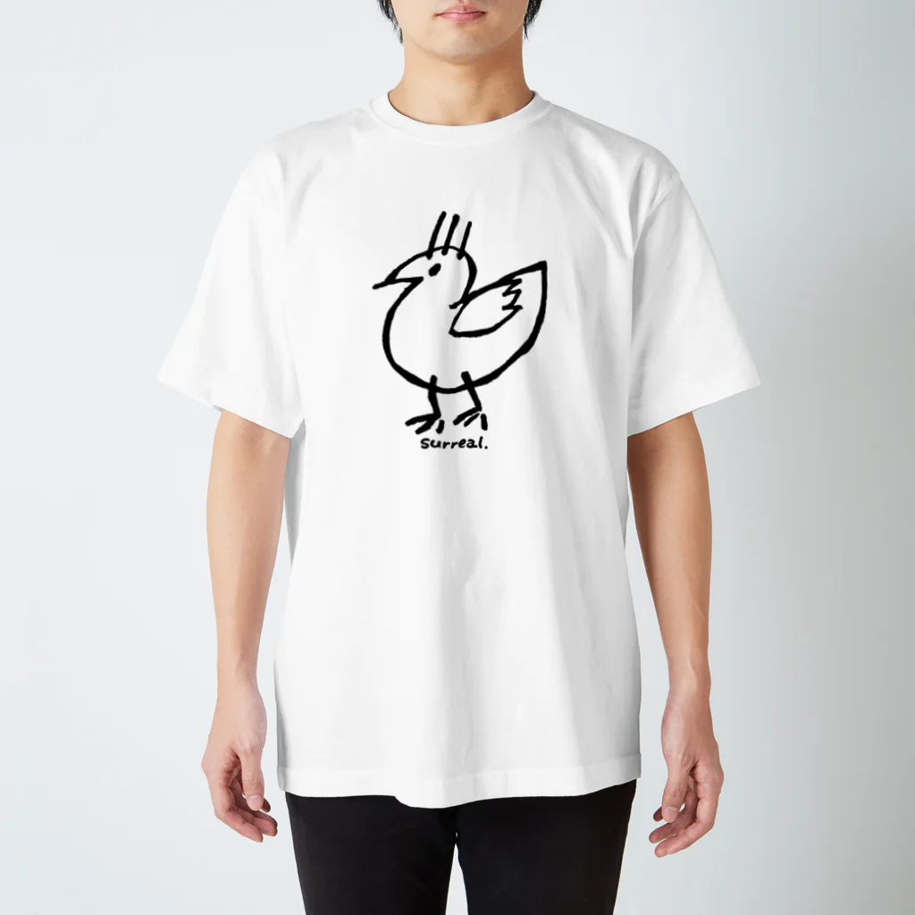 Creative store Mのsurreal_02(BK) スタンダードTシャツ