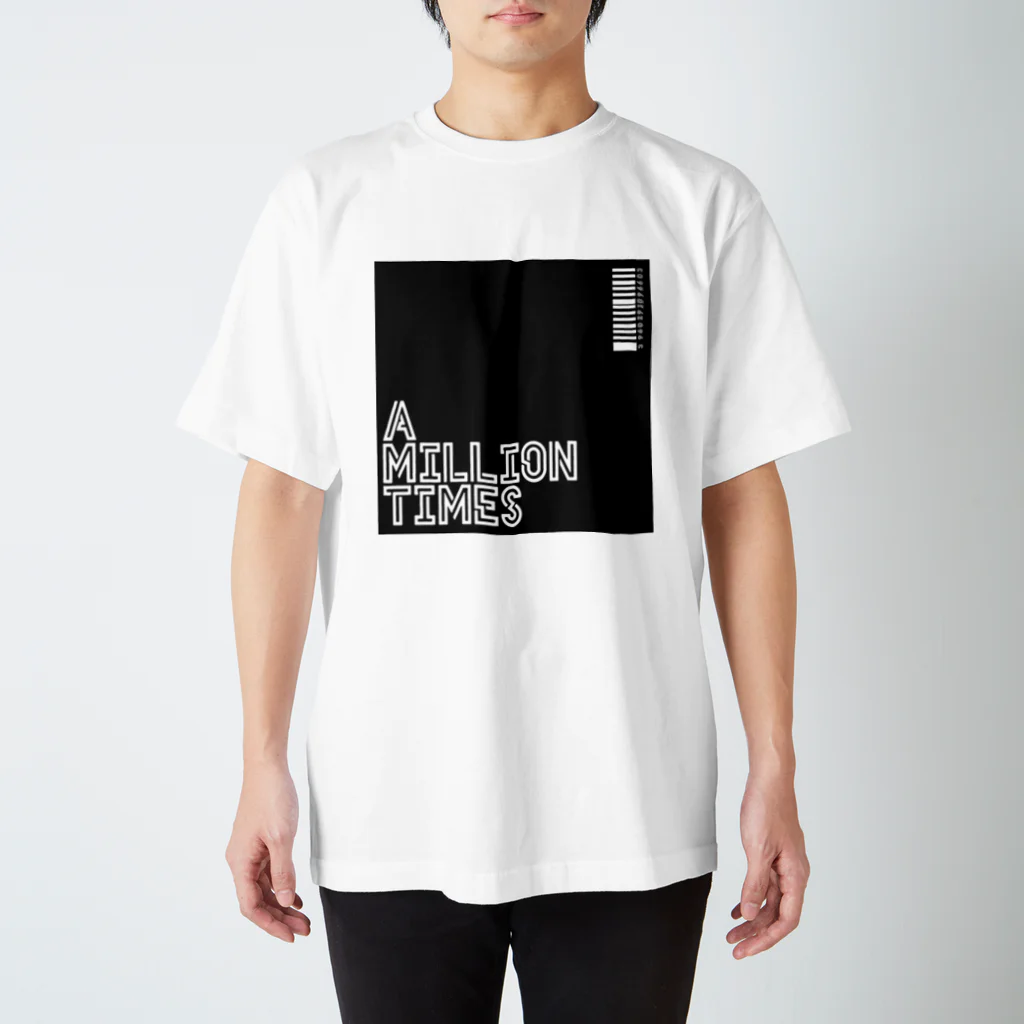 NAKEDBEATSの A MILLION TIMES/ T-shirt スタンダードTシャツ