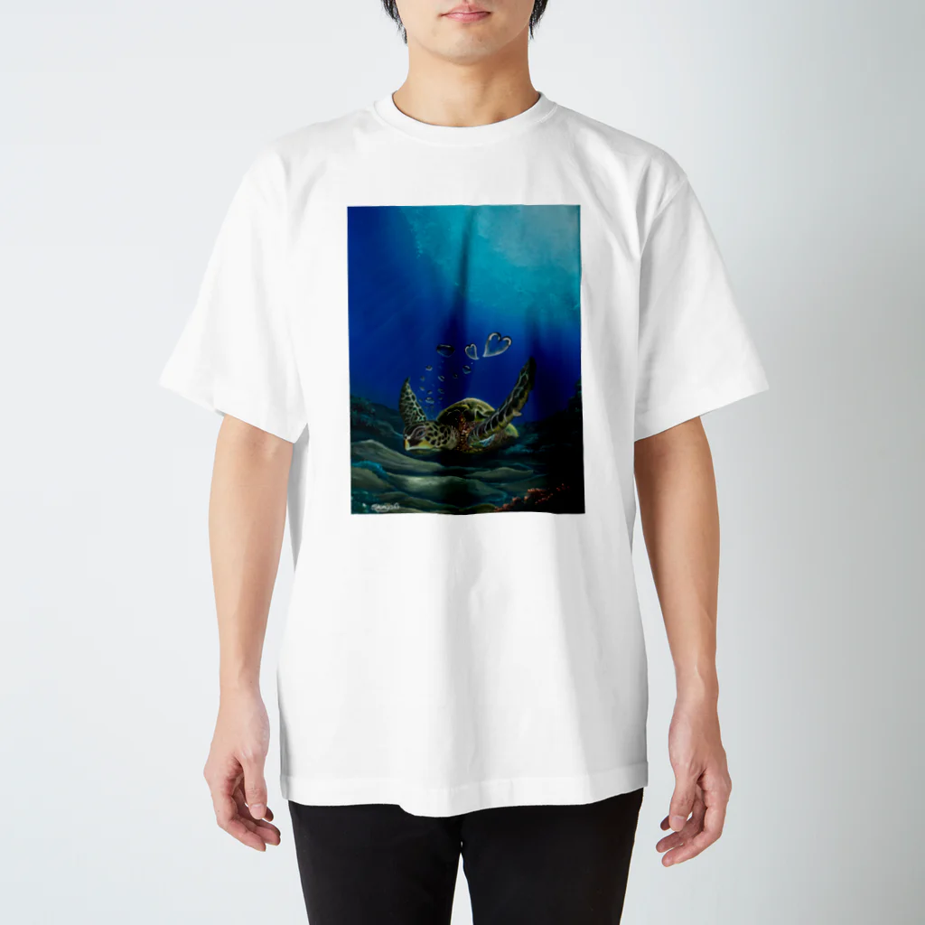 alohart803のLovely Honu スタンダードTシャツ