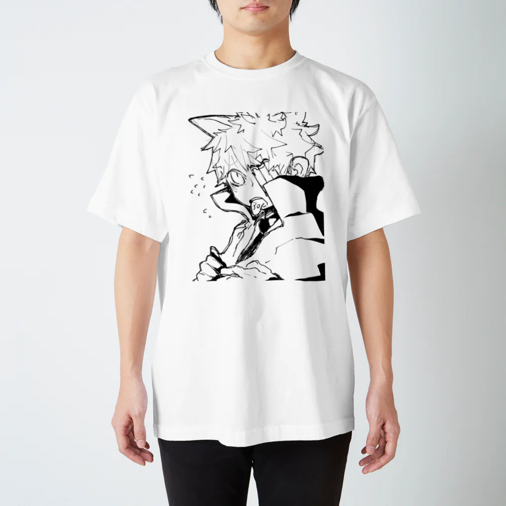 しまのやゆうの亜鉛の絵 スタンダードTシャツ