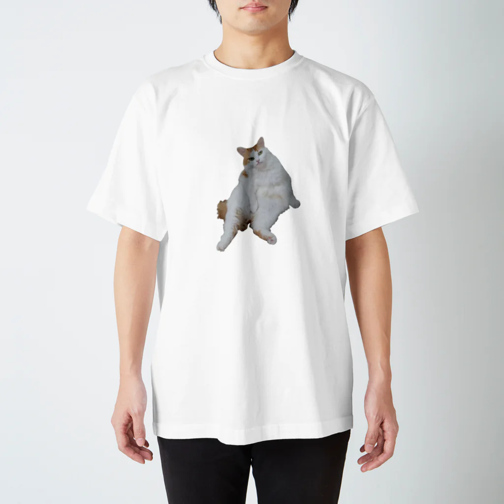nemonemonemoのSHIRONEKO (LAZY) Regular Fit T-Shirt