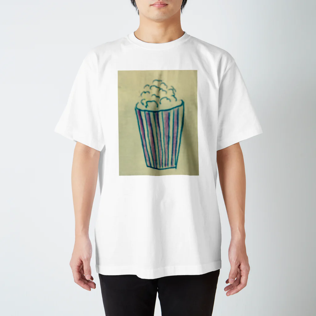 クサナギのポップコーンのゆるゆる Regular Fit T-Shirt