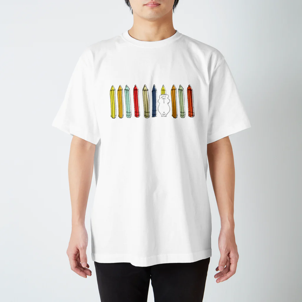shirokumasaanのえんぴつ１０本 SHIROKUMA Regular Fit T-Shirt