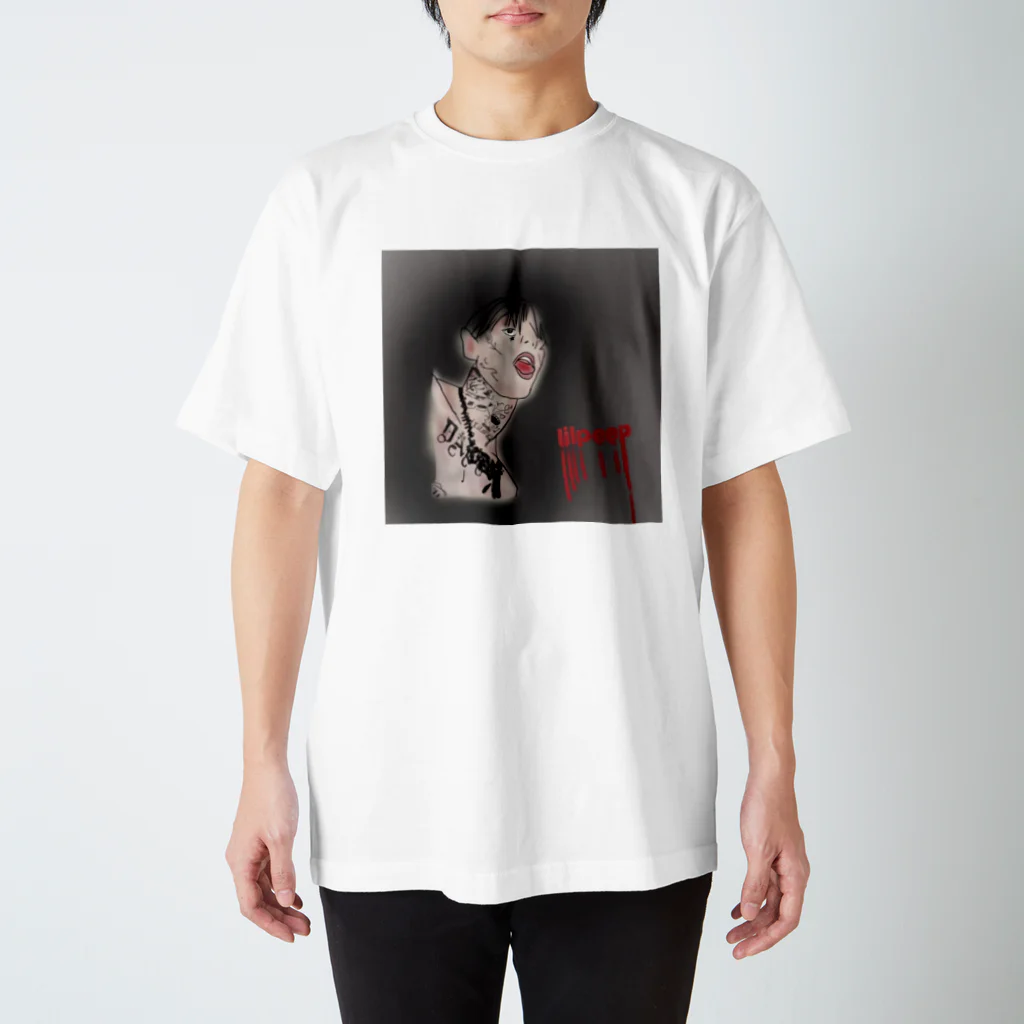 R(あーる)のlilpeep  Regular Fit T-Shirt