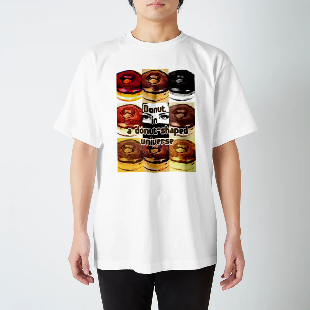 yooh’sbar☆のDonut in a donut-shaped universe スタンダードTシャツ