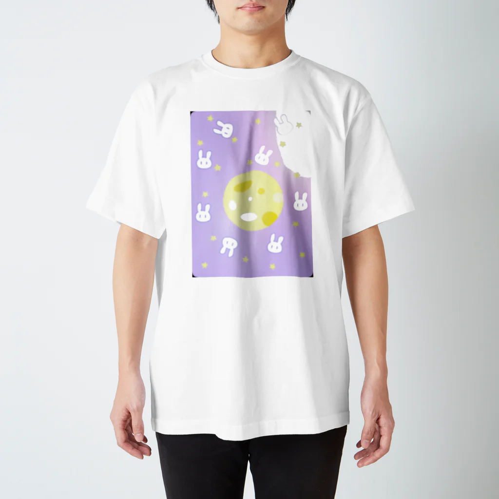 齋藤ひなの月のうさ Regular Fit T-Shirt